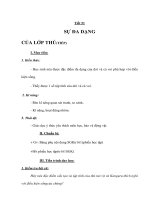 Sinh học 7 - SỰ ĐA DẠNG CỦA LỚP THÚ(TIẾP) pot