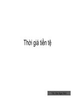 Chương 1: Thời giá tiền tệ pot