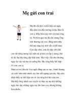 Mẹ gửi con trai doc