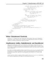 Professional ASP.NET 3.5 in C# and Visual Basic Part 42 ppt