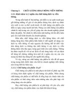 Phân tích chất lượng hoạt động cung cấp dịch vụ viễn thông, chương 3 doc