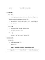 Sinh học 8 - BÀI TIẾT NƯỚC TIỂU pot