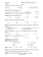 Đề + ĐA  KT 1 tiết số học 6 (đề 1)