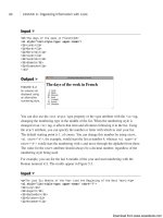 Tự học HTML và CSS trong 1 giờ - part 12 doc