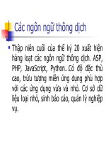 Các ngôn ngữ thông dịch potx
