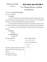 Giai phuong trinh vo ty