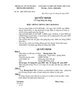 QUYẾT ĐỊNH HỢP ĐỒNG LAO ĐỘNG