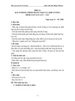 phương trình trạng thái của chất khí