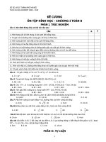 Đề cương hình học toán 8 chương I