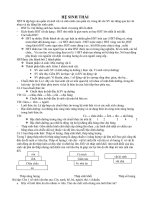 ôn thi phần hệ sinh thái