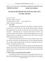 ke hoach doi moi phuong phap day hoc