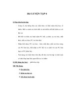 Giáo án Hoá 8 - LUYỆN TẬP ppt