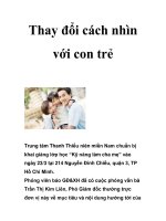 Thay đổi cách nhìn với con trẻ pptx