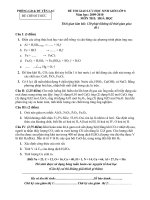 Đề thi KS HSG lớp 8