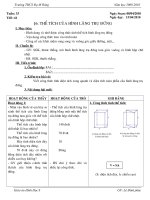 T 61 - $6 Thể tích của hình lăng trụ đứng