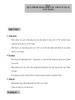 Giáo án Sinh học 10 nâng cao - QUÁ TRÌNH TỔNG HỢP CÁC CHẤT Ở VSV & ỨNG DỤNG ppsx