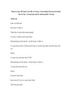 Đăng ký thay đổi thành viên đối với công ty trách nhiệm hữu hạn hai thành viên trở lên: Trường hợp chuyển nhượng phần vốn góp docx