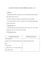 Kỹ thuật lớp 4 - VẬT LIỆU VÀ DỤNG CỤ GIEO TRỒNG RAU, HOA (1 tiết ) potx