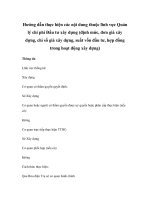 Hướng dẫn thực hiện các nội dung thuộc lĩnh vực Quản lý chi phí Đầu tư xây dựng (định mức, đơn giá xây dựng, chỉ số giá xây dựng, suất vốn đầu tư, hợp đồng trong hoạt động xây dựng) ppt