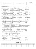 kiem tra 15'''' tieng anh 11