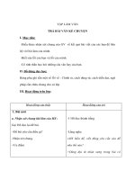 Tiếng Việt lớp 4 - TẬP LÀM VĂN - TRẢ BÀI VĂN KỂ CHUYỆN pptx