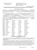 De thi HKII anh 10 Cb nam 08-09