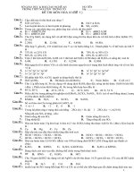 8 ma de thi trac nghiem mon Hoa hoc ky II