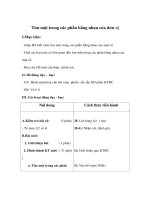 Giáo án Toán lớp 3 - Tìm một trong các phần bằng nhau của đơn vị pps