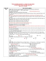 Ôn thi HK II môn vật lí Chương 