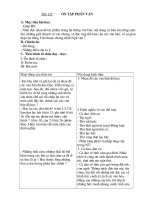 Tiết 121: Ôn tập phần văn