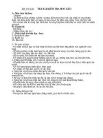 Tiết 139-140: Trả bài kiểm tra học kì II