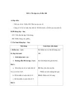 Giáo án Toán lớp 2 - Ôn tập các số đến 100 ppsx