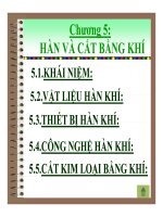Công nghệ hàn và cắt bằng khí pps