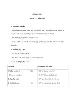 Giáo án Tiếng Việt lớp 1 - KỂ CHUYỆN - NIỀM VUI BẤT NGỜ pot