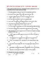 Bộ bài tập ôn HK II cực hot