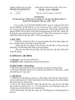 Kế hoạch tổ chức giao lưu 