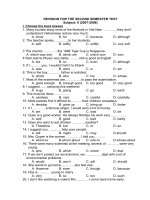 De cuong on tap anh 9 HK2