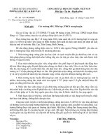 Hướng dẫn công tác phòng chống dịch cúm