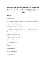 Thủ tục đề nghị (đăng ký) điều chỉnh Giấy chứng nhận đầu tư cho chi nhánh của doanh nghiệp (mang tính sản xuất) potx