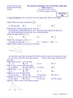 Đề thi đề nghị HK2 Toán 6 đề 4