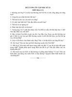 Đề cương ôn tập thi học kỳ 2 môn Địa lý 6