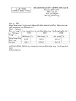 ĐỀ THI HK II  ĐỊA LÝ 9 - TỰ LUẬN