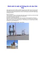 THÔNG TIN & HÌNH ẢNH CẦU CẦN THƠ ( 1 )