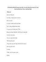 Đề nghị tiếp nhận đối tượng tâm thần vào nuôi dưỡng tập trung tại Trung tâm tâm thần Hoài Nhơn, tỉnh Bình Định potx