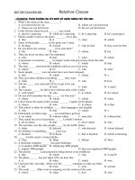 On thi TN THPT Relative Clauses