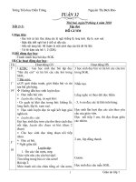 GIÁO ÁN LỚP 1 TUẦN 32 CKTKN 2 BUỔI