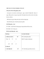 Giáo án toán lớp 1 - CÁC NGÀY TRONG TUẦN LỄ docx