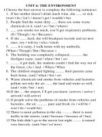 UNIT 6 (Tieng Anh lop 9)