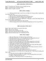 Đề cương ôn tập GDCD 6,7,8,9 HK II 2009-2010