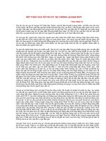 KẾT THÚC CỦA TÂY DU KÝ